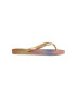 Havaianas slapi SLIM GRADIENT femei culoarea galben cu toc plat 4146908.1732 - Pled.ro