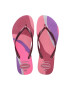 Havaianas slapi SLIM PALETTE femei culoarea roz cu toc plat 4145766.1750 - Pled.ro