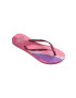 Havaianas slapi SLIM PALETTE femei culoarea roz cu toc plat 4145766.1750 - Pled.ro