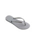 Havaianas slapi SLIM SPARKLE II femei culoarea gri cu toc plat 4146937.3498 - Pled.ro