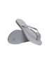 Havaianas slapi SLIM SPARKLE II femei culoarea gri cu toc plat 4146937.3498 - Pled.ro