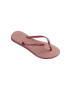 Havaianas slapi SLIM SPARKLE II femei culoarea roz cu toc plat 4146937.6459 - Pled.ro