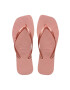 Havaianas slapi SQUARE femei culoarea roz cu toc plat 4148301.3544 - Pled.ro