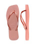 Havaianas slapi SQUARE femei culoarea roz cu toc plat 4148301.3544 - Pled.ro