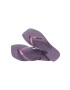 Havaianas slapi SQUARE GLITTER femei culoarea violet cu toc plat 4148102.1780 - Pled.ro