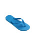 Havaianas slapi TOP femei culoarea galben cu toc plat 4000029.1740 - Pled.ro