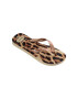 Havaianas slapi TOP ANIMALS femei culoarea bej cu toc plat 4132920.8625 - Pled.ro