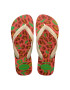 Havaianas slapi Top Animals femei culoarea verde cu toc plat 4132920 2715 - Pled.ro