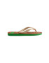 Havaianas slapi Top Animals femei culoarea verde cu toc plat 4132920 2715 - Pled.ro