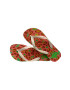 Havaianas slapi Top Animals femei culoarea verde cu toc plat 4132920 2715 - Pled.ro