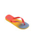 Havaianas slapi TOP FASHION femei culoarea portocaliu cu toc plat 4137258.0776 - Pled.ro