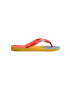 Havaianas slapi TOP FASHION femei culoarea portocaliu cu toc plat 4137258.0776 - Pled.ro