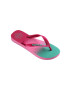 Havaianas slapi TOP FASHION femei culoarea roz cu toc plat 4137258.1749 - Pled.ro