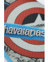 Havaianas slapi Top Marvel Classics culoarea turcoaz - Pled.ro