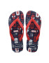 Havaianas slapi Top Marvel Logomania culoarea rosu - Pled.ro