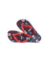 Havaianas slapi Top Marvel Logomania culoarea rosu - Pled.ro