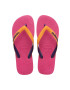 Havaianas slapi Top Mix femei culoarea roz cu toc plat - Pled.ro