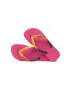 Havaianas slapi Top Mix femei culoarea roz cu toc plat - Pled.ro