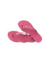 Havaianas slapi YOU GLITTER femei culoarea roz cu toc plat 4148041.1750 - Pled.ro