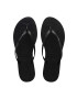 Havaianas slapi YOU GLITTER femei culoarea negru cu toc plat 4148041.0090 - Pled.ro