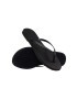 Havaianas slapi YOU GLITTER femei culoarea negru cu toc plat 4148041.0090 - Pled.ro