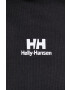 Helly Hansen bluza femei culoarea negru cu glugă neted - Pled.ro