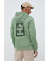 Helly Hansen bluză barbati culoarea verde cu glugă cu imprimeu 53924-699 - Pled.ro