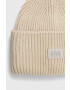 Helly Hansen căciulă HH RIB BEANIE culoarea bej din tricot gros 54020 - Pled.ro