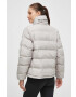 Helly Hansen geaca cu doua fete femei culoarea gri de iarna oversize - Pled.ro