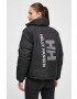 Helly Hansen geaca cu doua fete femei culoarea gri de iarna oversize - Pled.ro