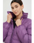 Helly Hansen geaca cu doua fete femei culoarea violet de iarna oversize - Pled.ro