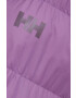 Helly Hansen geaca cu doua fete femei culoarea violet de iarna oversize - Pled.ro