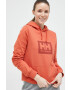 Helly Hansen hanorac de bumbac culoarea portocaliu cu glugă cu imprimeu 53289-597 - Pled.ro