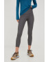 Helly Hansen leggins sport Constructed femei culoarea gri neted - Pled.ro