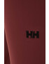 Helly Hansen leggins sport Roam femei culoarea bordo neted - Pled.ro