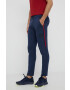 Helly Hansen Pantaloni bărbați culoarea albastru marin material neted - Pled.ro