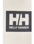 Helly Hansen tricou din bumbac culoarea alb cu imprimeu 53285-096 - Pled.ro