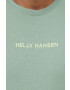 Helly Hansen tricou din bumbac culoarea alb cu imprimeu 53285-096 - Pled.ro