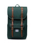 Herschel rucsac 11390-05932-OS Little America Backpack culoarea verde mare neted - Pled.ro