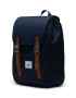 Herschel rucsac Retreat Mini Backpack culoarea albastru marin mic neted - Pled.ro