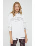 Hollister Co. bluza femei culoarea alb cu imprimeu - Pled.ro