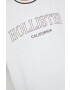 Hollister Co. bluza femei culoarea alb cu imprimeu - Pled.ro