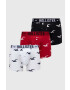 Hollister Co. boxeri 3-pack barbati culoarea rosu - Pled.ro