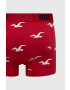 Hollister Co. boxeri 3-pack barbati culoarea rosu - Pled.ro