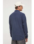 Hollister Co. camasa barbati culoarea albastru marin cu guler button-down regular - Pled.ro