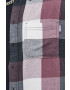 Hollister Co. camasa din bumbac barbati culoarea violet cu guler clasic relaxed - Pled.ro