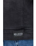 Hollister Co. geaca jeans barbati culoarea gri de tranzitie - Pled.ro