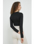 Hollister Co. longsleeve femei culoarea negru - Pled.ro