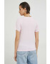 Hollister Co. longsleeve femei culoarea roz - Pled.ro