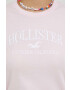 Hollister Co. longsleeve femei culoarea roz - Pled.ro